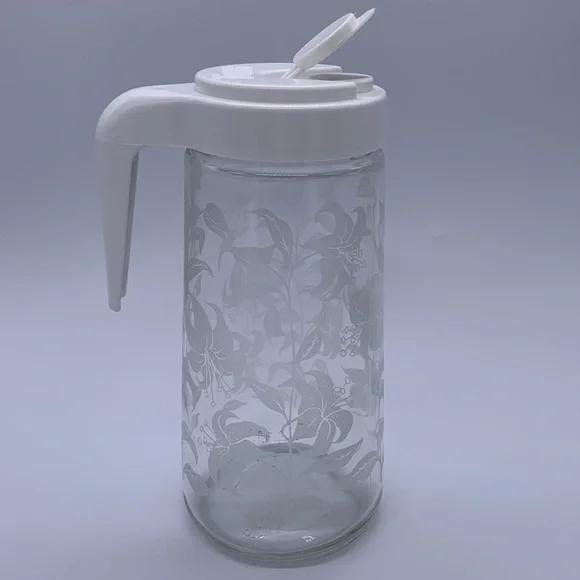 Vintage Anchor Hocking Tang Glass Pitcher 1 Quart - Picture 3 of 8